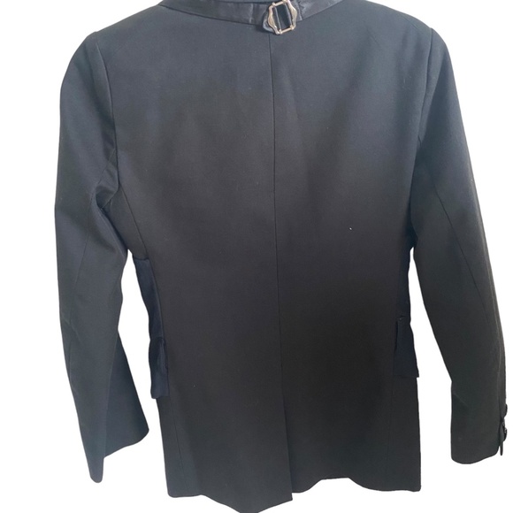 Marc Marc Jacobs androgynous blazer vest combo pinstripe black blue S small - Picture 7 of 16